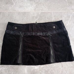 Mini velvet skirt Lip Service